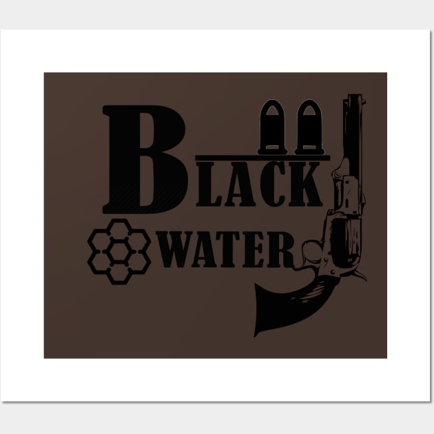 Black Water Wall Art by Blue Diamond Store